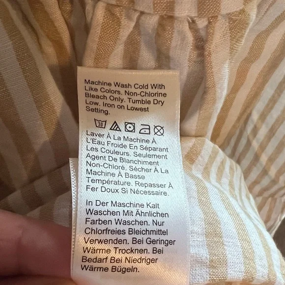 J. Crew cotton-linen tiered maxi dress. Small - Picture 10 of 10